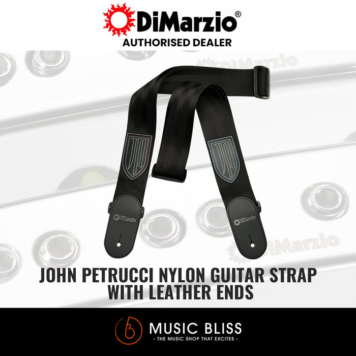 DiMarzio DD3100JPBKBL John Petrucci Strap, Blue Thread - Music Bliss Malaysia