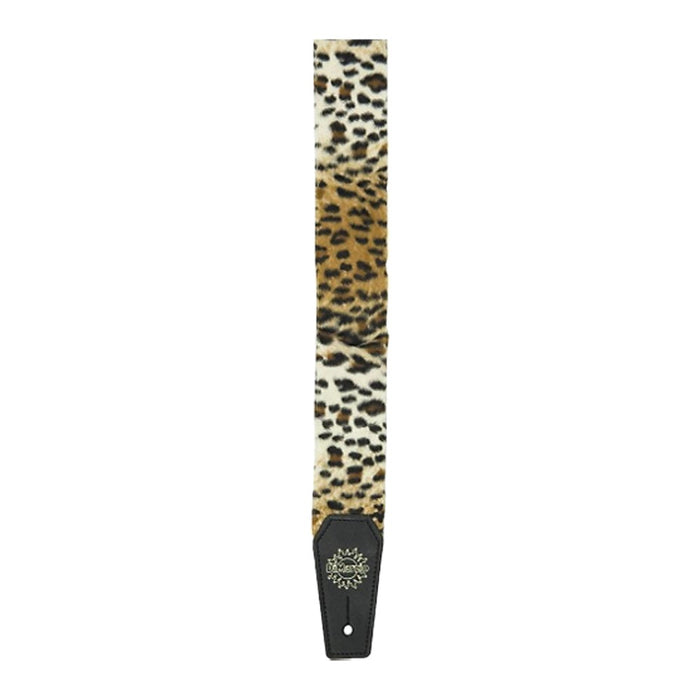DiMarzio DD3310CH Faux Fur Guitar Strap - Cheetah - Music Bliss Malaysia