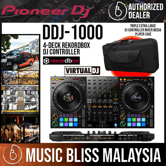 Pioneer DJ DDJ-1000 4-deck rekordbox DJ Controller - Music Bliss Malaysia