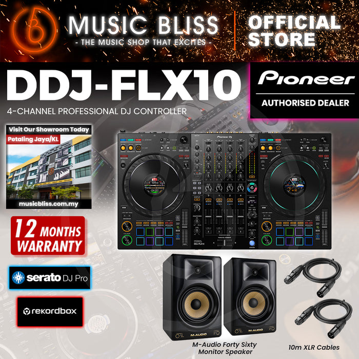 Pioneer DJ DDJ-FLX10 4-deck Rekordbox DJ Controller