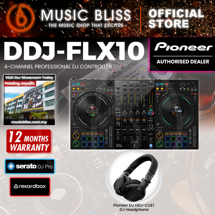 Pioneer DJ DDJ-FLX10 4-deck Rekordbox DJ Controller