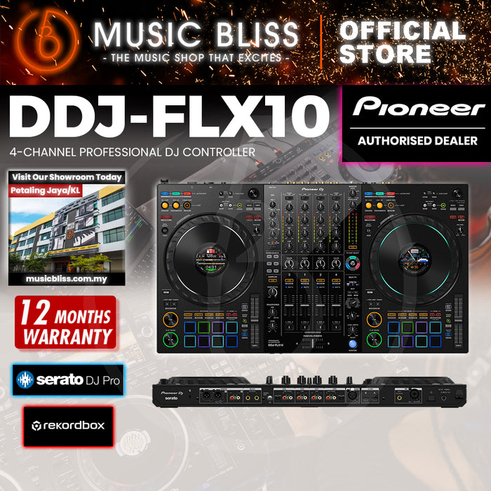 Pioneer DJ DDJ-FLX10 4-deck Rekordbox DJ Controller