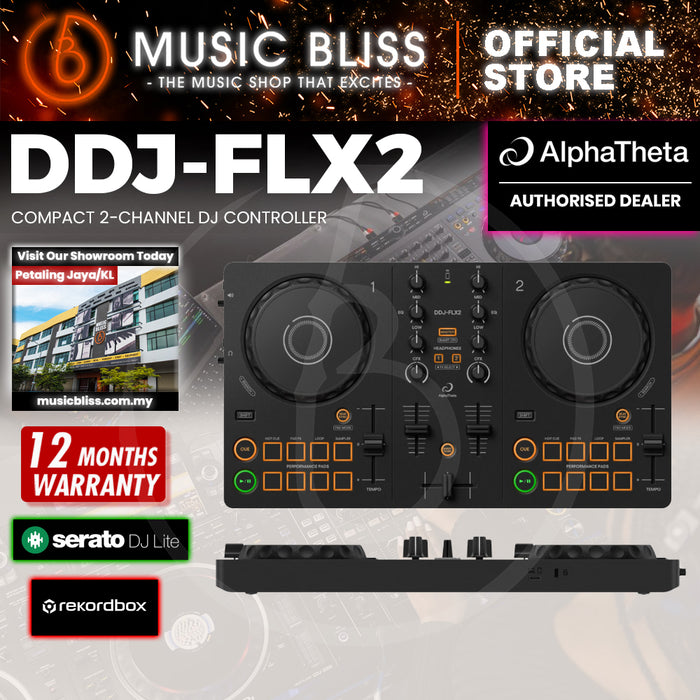 AlphaTheta DDJ-FLX2 2-deck DJ Controller