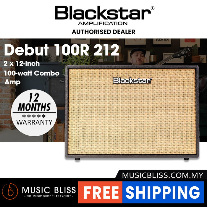 Blackstar Debut 100R 2x12" 100-watt Combo Amp - Black