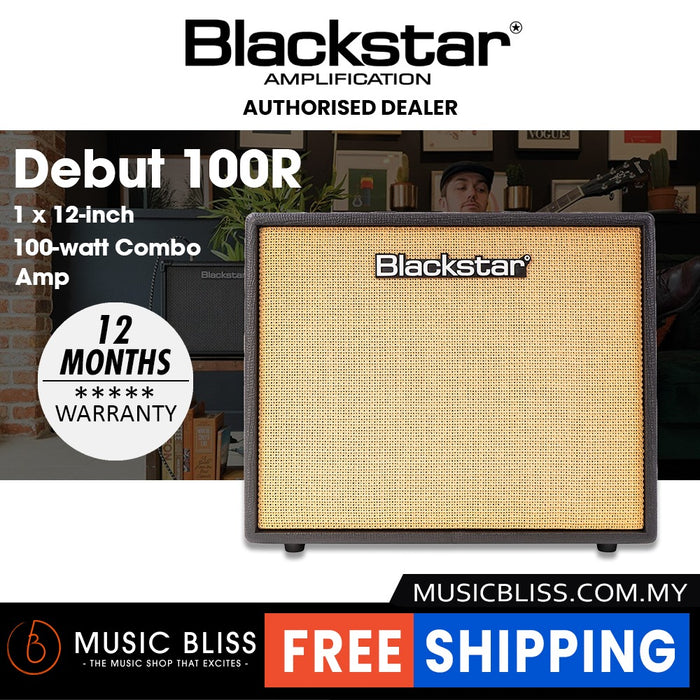 Blackstar Debut 100R 1x12" 100-watt Combo Amp - Black
