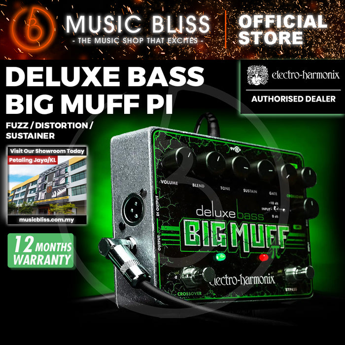 Electro Harmonix Deluxe Bass Big Muff Pi Bass Fuzz Effects Pedal