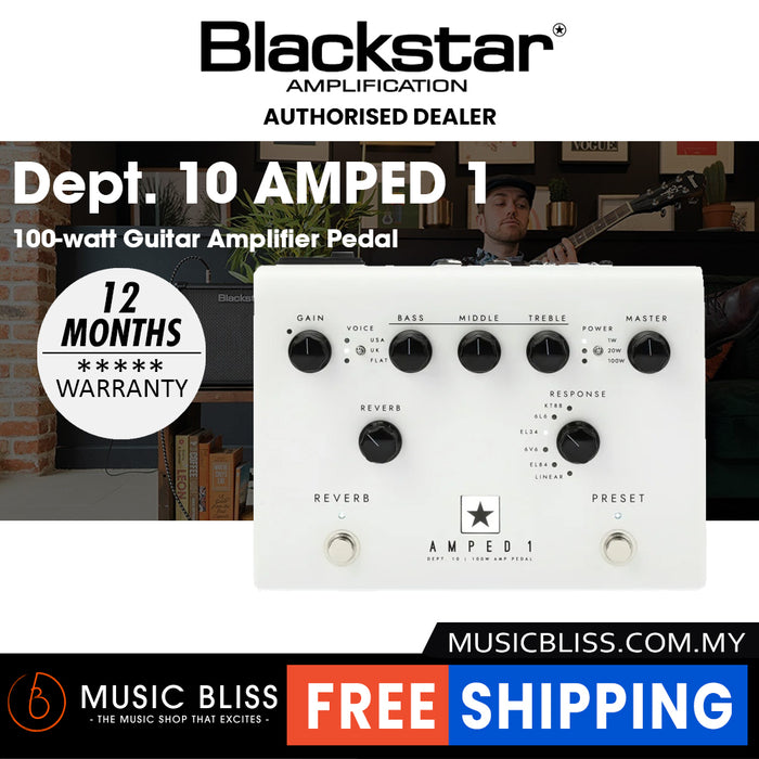 Blackstar Dept. 10 AMPED 1 100-watt Guitar Amplifier Pedal - Music Bliss Malaysia
