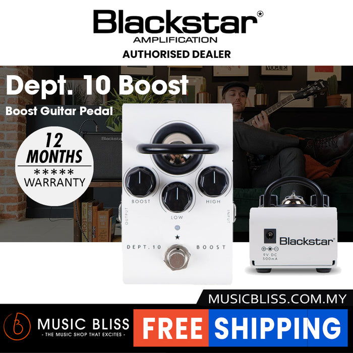 Blackstar Dept. 10 Boost Tube Boost Pedal - Music Bliss Malaysia