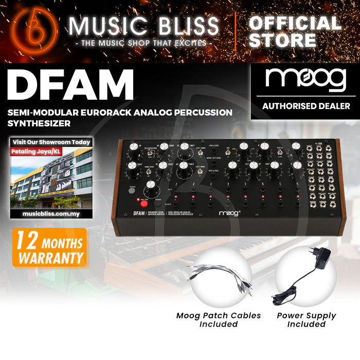 Moog DFAM Semi-modular Eurorack Analog Percussion Synthesizer