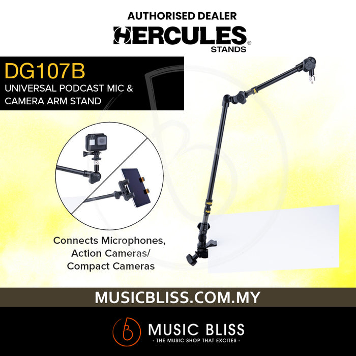 Hercules DG107B Universal Mic and Camera Boom Arm