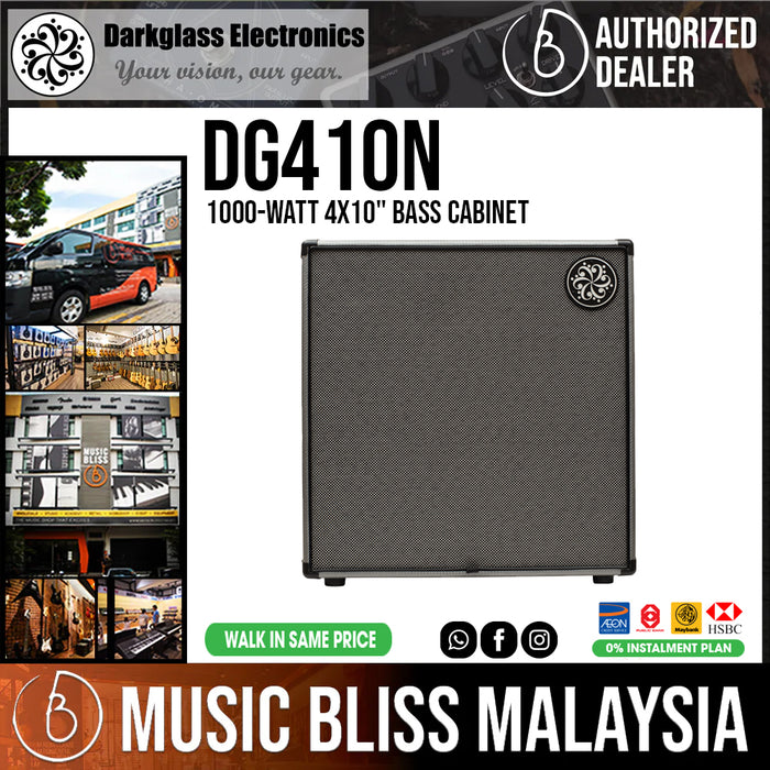 Darkglass DG410N 1000-watt 4x10" Bass Cabinet - Music Bliss Malaysia
