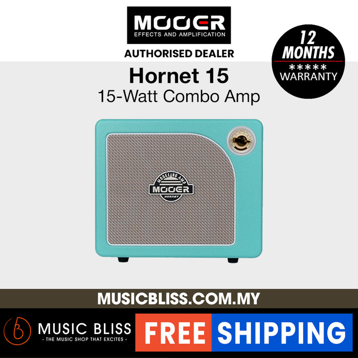 Mooer Hornet 15-Watt Modeling Guitar Amplifier - Green