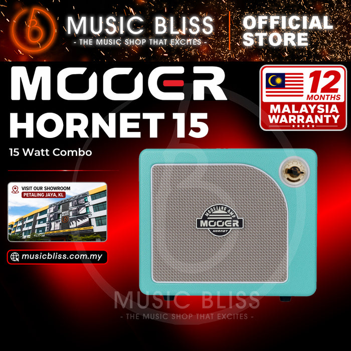 Mooer Hornet 15-Watt Modeling Guitar Amplifier - Green