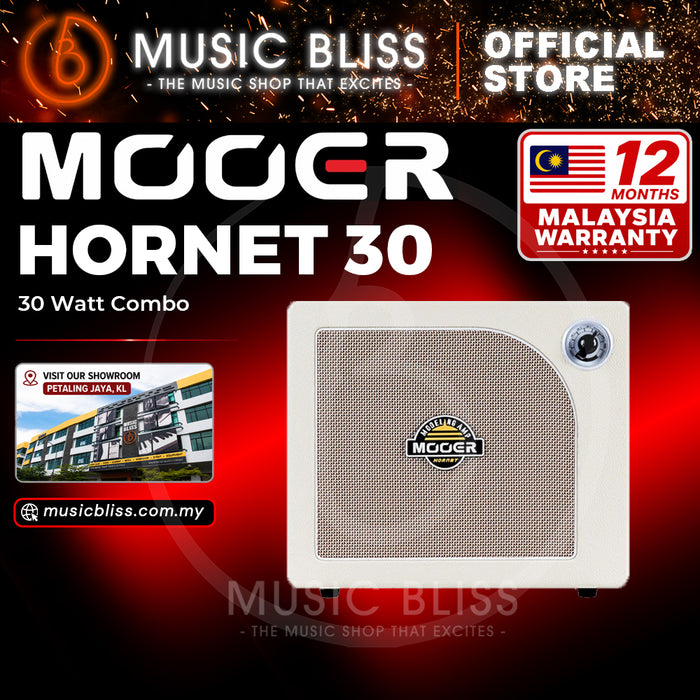 Mooer Hornet 30 30-Watt Combo Guitar Amplifier - White