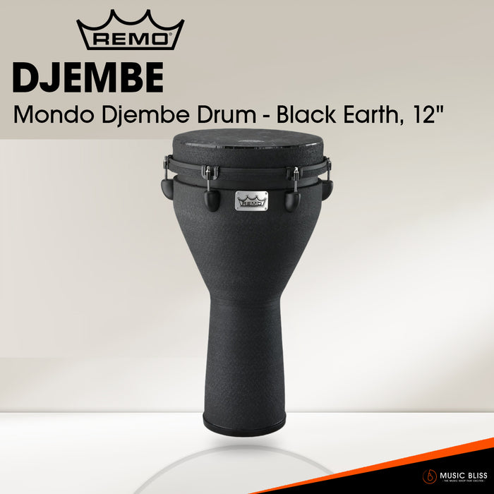 Remo Djembe Key Tuned 12″ - Black Earth