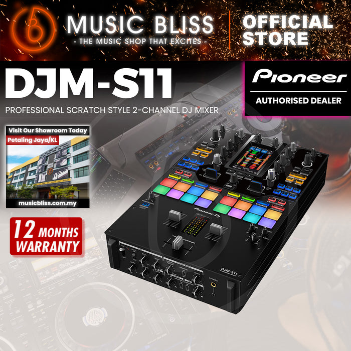 Pioneer DJ DJM-S11 2-channel Mixer for Serato DJ