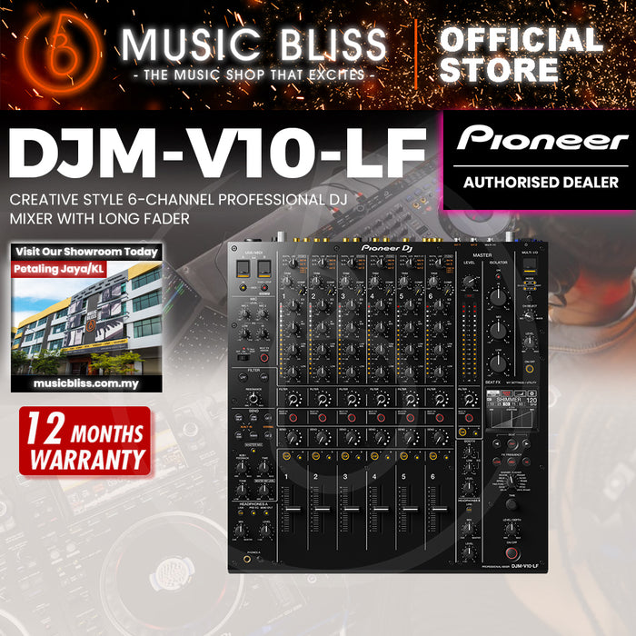 Pioneer DJ DJM-V10 Long Fader 6-channel DJ Mixer