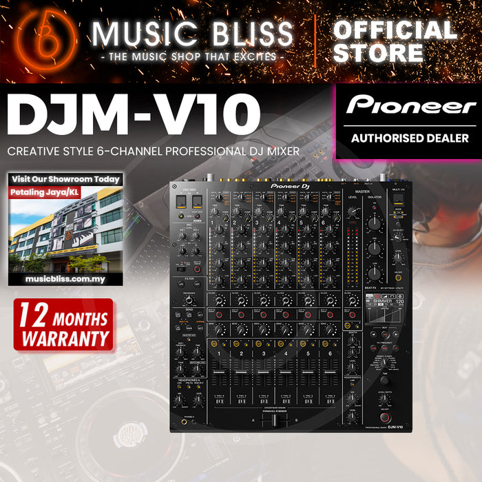 Pioneer DJ DJM-V10 6-channel DJ Mixer