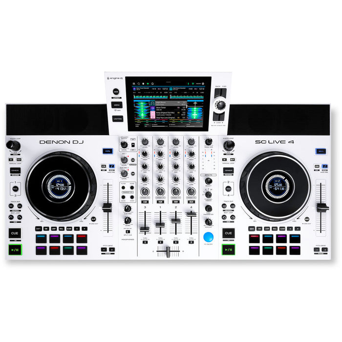 Denon DJ SC Live 4 Standalone DJ Controller - White
