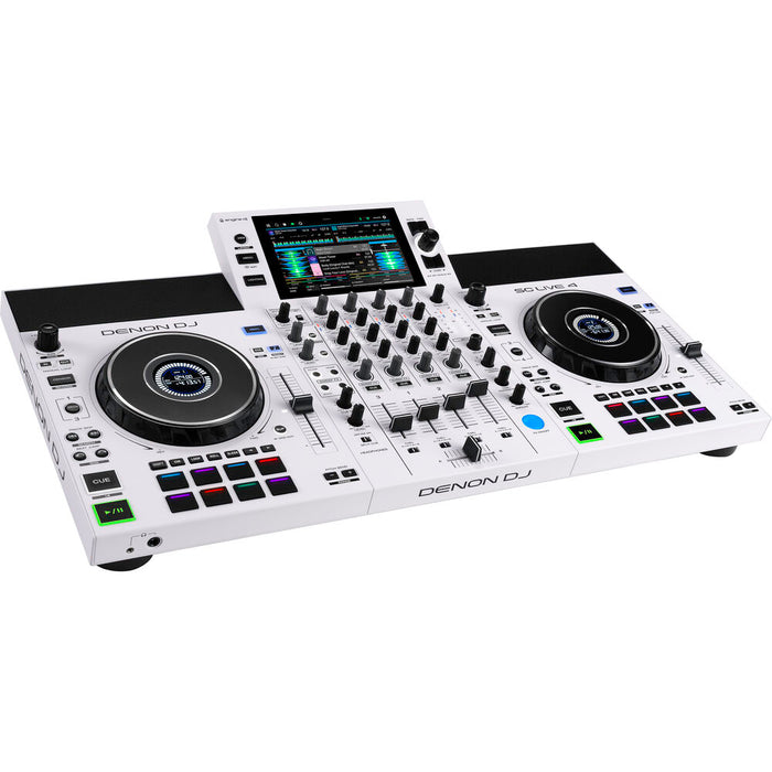 Denon DJ SC Live 4 Standalone DJ Controller - White
