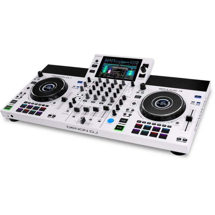 Denon DJ SC Live 4 Standalone DJ Controller - White