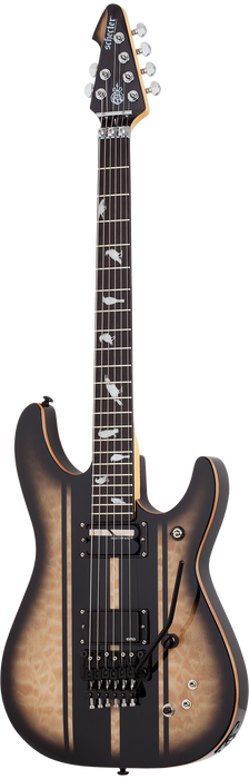 Schecter DJ Ashba Electric Guitar - Natural Black Burst