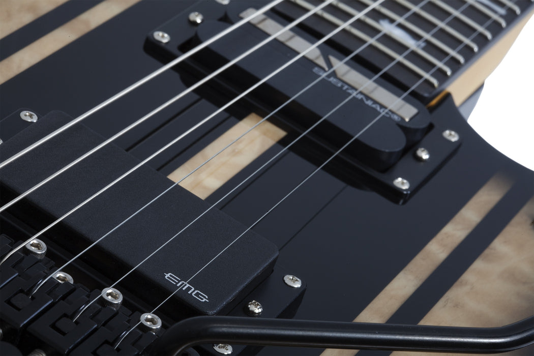 Schecter DJ Ashba Electric Guitar - Natural Black Burst