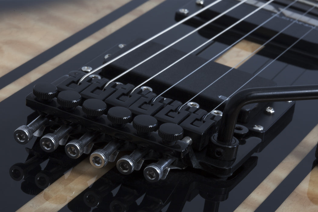 Schecter DJ Ashba Electric Guitar - Natural Black Burst