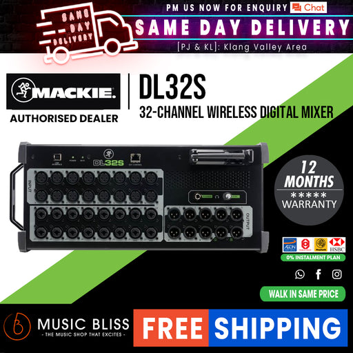 Mackie DL32S 32-Channel Digital Rack Mixer - Music Bliss Malaysia