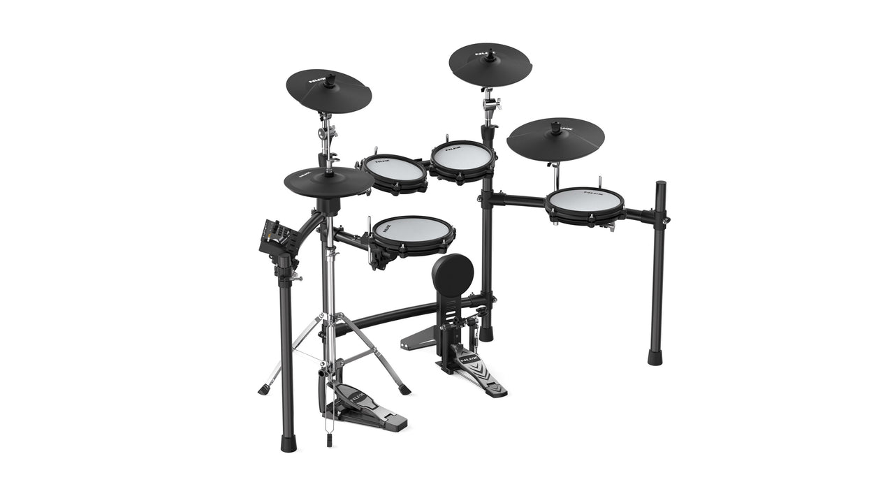 NUX DM-310H Full Set Digital Electronic Drum Kit with Bluetooth and Dual Mesh Head