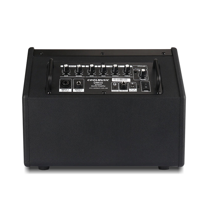 COOLMusic DM-50 50-Watt Bluetooth Professional Drum Amplifier