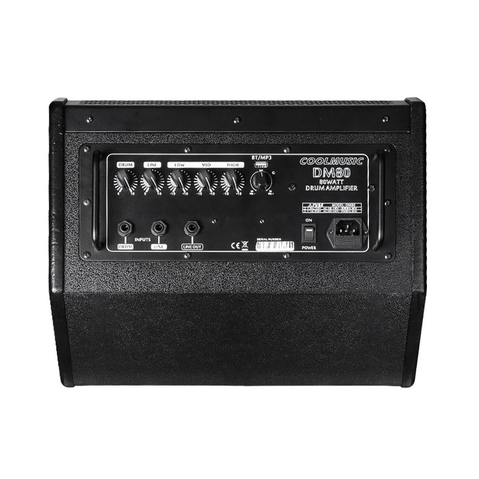 Cool Music DM-80 80-Watt Bluetooth Professional Drum Amplifier