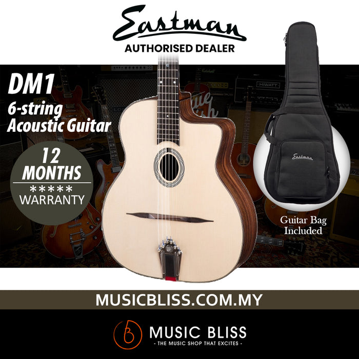 Eastman Guitars DM1 Gypsy Jazz 6-string Acoustic Guitar - Natural