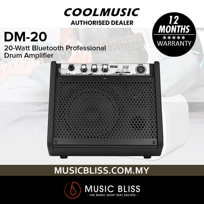 Cool Music DM-20 20-Watt Bluetooth Professional Drum Amplifier