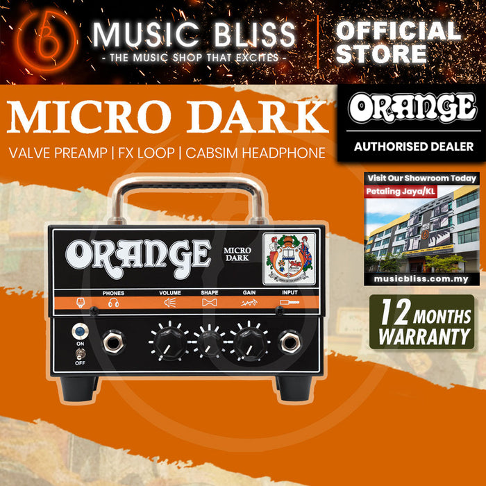 Orange Micro Dark 20-watt Hybrid Head