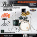 Pearl Decade Maple 5-Piece Drum Set with Hardware, Drumstick and Throne - 22" Kick - Deep Forest Burst - Music Bliss Malaysia