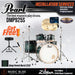 Pearl Decade Maple 5-Piece Drum Set with Hardware, Drumstick and Throne - 22" Kick - Deep Forest Burst - Music Bliss Malaysia