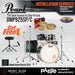 Pearl Decade Maple 5-Piece Drum Set with Hardware, Drumstick and Throne - 22" Kick - Deep Forest Burst - Music Bliss Malaysia