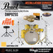 Pearl Decade Maple 5-Piece Drum Set with Hardware, Drumstick and Throne - 22" Kick - Solid Yellow - Music Bliss Malaysia