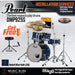 Pearl Decade Maple 5-Piece Drum Set with Hardware, Drumstick and Throne - 22" Kick - Kobalt Blue Fade - Music Bliss Malaysia