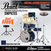 Pearl Decade Maple 5-Piece Drum Set with Hardware, Drumstick and Throne - 22" Kick - Kobalt Blue Fade - Music Bliss Malaysia