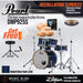 Pearl Decade Maple 5-Piece Drum Set with Hardware, Drumstick and Throne - 22" Kick - Kobalt Blue Fade - Music Bliss Malaysia