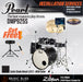 Pearl Decade Maple 5-Piece Drum Set with Hardware, Drumstick and Throne - 22" Kick - Satin Slade Black - Music Bliss Malaysia