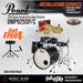 Pearl Decade Maple 5-Piece Drum Set with Hardware, Drumstick and Throne - 22" Kick - Satin Slade Black - Music Bliss Malaysia