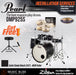 Pearl Decade Maple 5-Piece Drum Set with Hardware, Drumstick and Throne - 22" Kick - Satin Slade Black - Music Bliss Malaysia