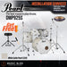 Pearl Decade Maple 5-Piece Drum Set with Hardware, Drumstick and Throne - 22" Kick - White Satin Pearl - Music Bliss Malaysia