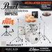 Pearl Decade Maple 5-Piece Drum Set with Hardware, Drumstick and Throne - 22" Kick - White Satin Pearl - Music Bliss Malaysia