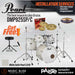 Pearl Decade Maple 5-Piece Drum Set with Hardware, Drumstick and Throne - 22" Kick - White Satin Pearl - Music Bliss Malaysia