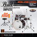 Pearl Decade Maple 5-Piece Drum Set with Hardware, Drumstick and Throne - 22" Kick - Satin Brown Burst - Music Bliss Malaysia