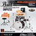 Pearl Decade Maple 5-Piece Drum Set with Hardware, Drumstick and Throne - 22" Kick - Satin Brown Burst - Music Bliss Malaysia